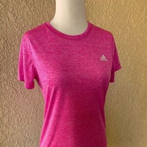 Adidas‎ Golf Short Sleeve T-Shirt Pink Small